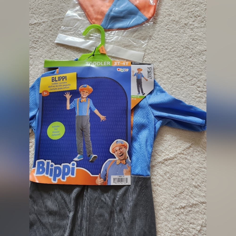 NEW Toddler Blippi Halloween Costume/ outfit size 3t/4t - Picture 3 of 4